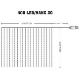  LED RGB prigušiva zavesa WIZARD 400xLED/USB 2x2m + daljinski upravljač | Eponuda.com