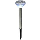 Globo Solarna svjetiljka sa šiljkom za zemlju (2 Kom., LED, Srebrne boje, Visina: 34 cm, 0,06 W) | shoptok.hr