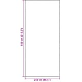  Teppi za šator Svijetlo siva 550 x 250 cm Polietilen | shoptok.hr