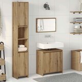 vidaXL 3-dijelni set kupaonskog namještaja käsityöläinen tammi | shoptok.hr