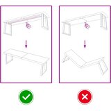  Kupaonska radna ploča svjetlosmeđa 140x30x(2-4) cm masivno drvo | shoptok.hr