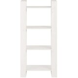 vidaXL knjižna omara/pregrada bela 60x35x125 cm trden les | Shoptok.si