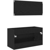 Ormarić za sudoper s ladicama Crni hrast 90 x 45 x 1.5 cm | Eponuda.ba