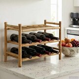  Stalak za vino Prirodna 57 x 29,5 x 36 cm Bambus | shoptok.hr