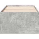  Okvir kreveta s pohranom s ladicama Betonska siva 80 x 200 cm | Eponuda.com