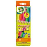  Drvene bojice Jolly kinderfest neon mix 8 kom u kartonskoj kutiji | shoptok.hr