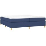  s oprugama i madracem plavi 200 x 200 cm od tkanine | shoptok.hr