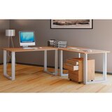 MID.YOU Kotna Pisalna Miza Lona, Hrast | Shoptok.si