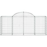  Lučne gabionske košare 5 kom 200x50x80/100 cm pocinčano željezo | shoptok.hr