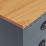  Nočna omarica Hill 2 kosa siva 46x35x49,5 cm borovina, (20624362) | Shoptok.si
