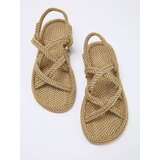 Trendyol Ženske sandale TAKSS25SD00056, Bež | Eponuda.com