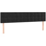  LED uzglavlje crno 200x5x78/88 cm baršunasto | shoptok.hr