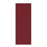 vidaXL Plisirana žaluzija bordo rdeča 75x200 cm širina blaga 74,4 cm poliester, (5000297160) | Shoptok.si