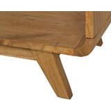 Ixia Biblioteka od masivne indijske lipe u prirodnoj boji 90x150x40 cm Lysa – | shoptok.hr