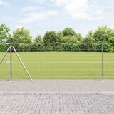 vidaXL Ograja 1x50 m pocinkano jeklo | Shoptok.si