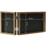 vidaXL Trodijelni okvir za fotografije smeđi 28x18 cm + 2 x (13x18 cm) | shoptok.hr