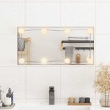  Zidno ogledalo s LED svjetlima 30 x 60 cm stakleno pravokutno | shoptok.hr