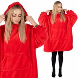springos mekana oversize majica u obliku deke, crvena | shoptok.hr