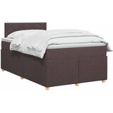  Boxspring krevet s madracem Tamno smeđa 120 x 190 cm Tkanina | shoptok.hr