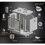 Mirsan 7U/19 rek orman nazidni WTN07U45MN 600mm x 450mm x 423mm Crni | ePonuda.com
