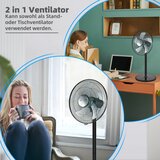 BE COOL stojalo in namizni ventilator 40cm črn, (21001112) | Shoptok.si