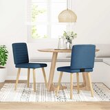 Maison Chic Jedilni stoli - Vzorci stoli 2 kosa modro blago A355, (22032185) | Shoptok.si