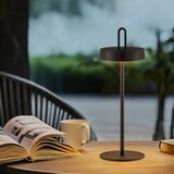  LED prigušiva spoljna punjiva dodirna stona lampa SHINE LED/1,5W/3,7V 3000 mAh IP44 crna | Eponuda.com