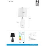 Markslöjd Črna namizna svetilka Nicci, ø 19 cm | Shoptok.si