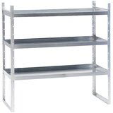eurokraft pro Regal za majhne posode, 3 koritaste police, prestavljive po višini, VxŠxG 1350 x 1350 x 600 mm | Shoptok.si