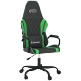  igraća stolica crno-zelena od umjetne kože | shoptok.hr