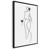  Slika - Exotic Dance (1 Part) vertical 40x60 U crnom drvenom okviru | shoptok.hr