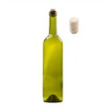  Staklena boca za vino BORDEAUX maslina 750 ml sa čepom Cijene