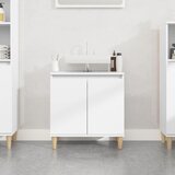 The Living Store Omarica za umivalnik bela 58x33x60 cm inženirski les - Omarica Za Umivalnik, (21436744) Cene