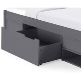 MID.YOU POSTELJA S PREDALOM 90 cm x 200 cm , antracit | Shoptok.si