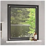 Magnetski prozorski zaslon protiv insekata bijeli 130x150 cm