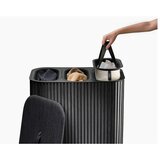 Joseph Joseph Črn koš za perilo 3x30 l iz bambusa Tota Trio Luxe – | Shoptok.si