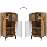 vidaXL Set namještaja za kupaonicu Staro drvo Inženjersko drvo, Metal | shoptok.hr