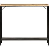 Maison Chic konzolna miza - miza ob steni 90x30x75 cm trden robusten mangov les in železo, (21786231) Cene