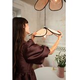 Osram Luster na sajli DECOR RATTAN 1xE27/15W/230V prečnik 58 cm bež/crna | Eponuda.com