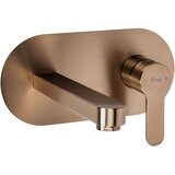 Rea Arcos Brush Copper Skrita armatura za umivalnik | Shoptok.si
