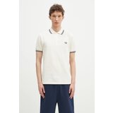 Fred Perry Pamučna polo majica boja: bež, s aplikacijom, M3600.Y24 cijene