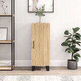 vidaXL Komoda sonoma hrast 34,5x34x90 cm inženirski les Cene
