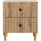  Noćni ormar s ladicama 2 pcs Hrast artisan 43 x 34,5 x 48 cm | shoptok.hr