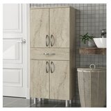 Hanah home Polica Arizona, 59,4x140x31,5 cm, krem Cijene