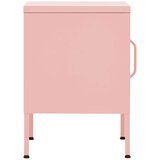  Noćni ormarići 2 kom ružičasti 35 x 35 x 51 cm čelični | shoptok.hr