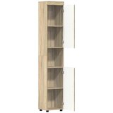 vidaXL Kupaonski ormar s pohranom sonoma hrast 37 x 31.5 x 203 cm | shoptok.hr