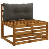  Jastučić za leđa PUTTEN 100% poliester Antracit 80 x 40 x 10 cm - Antracit 80 x 40 x 10 cm Melange | shoptok.hr