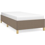  Za krevet smeđesivi 80x200 cm od tkanine | shoptok.hr