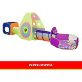 Kruzzel 27684 otroški šotor s tuneli 5u1, 3 šotora, 2 tunela in 100 žogic | Shoptok.si