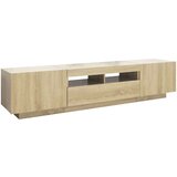 vidaXL TV ormarić s LED svjetlima boja hrasta sonome 180 x 35 x 40 cm | shoptok.hr